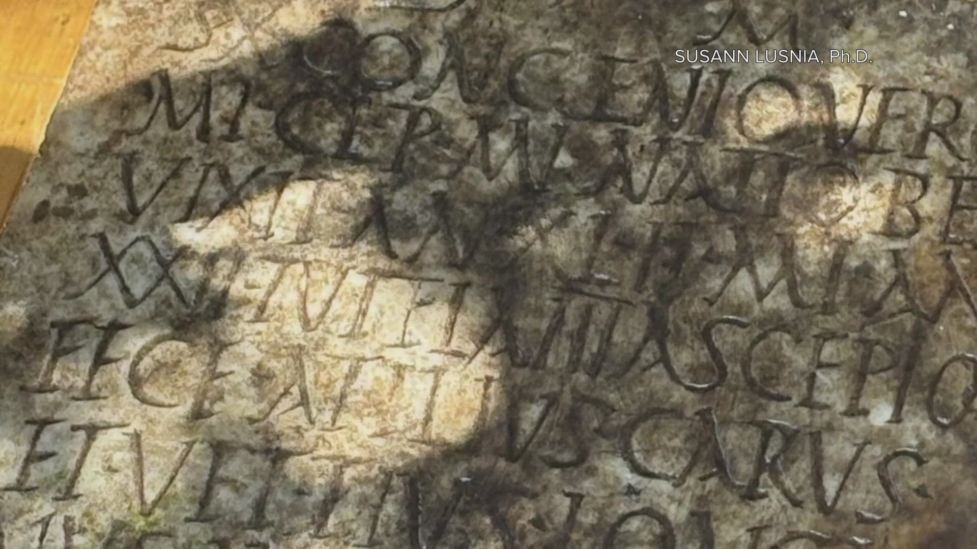 A 2nd-century marble marker missing since WWII resurfaces in the Riverbend area, launching an international investigation and a journey back to Italy.