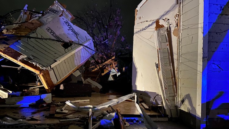 Split-second decision may have saved man's life as tornado destroyed home