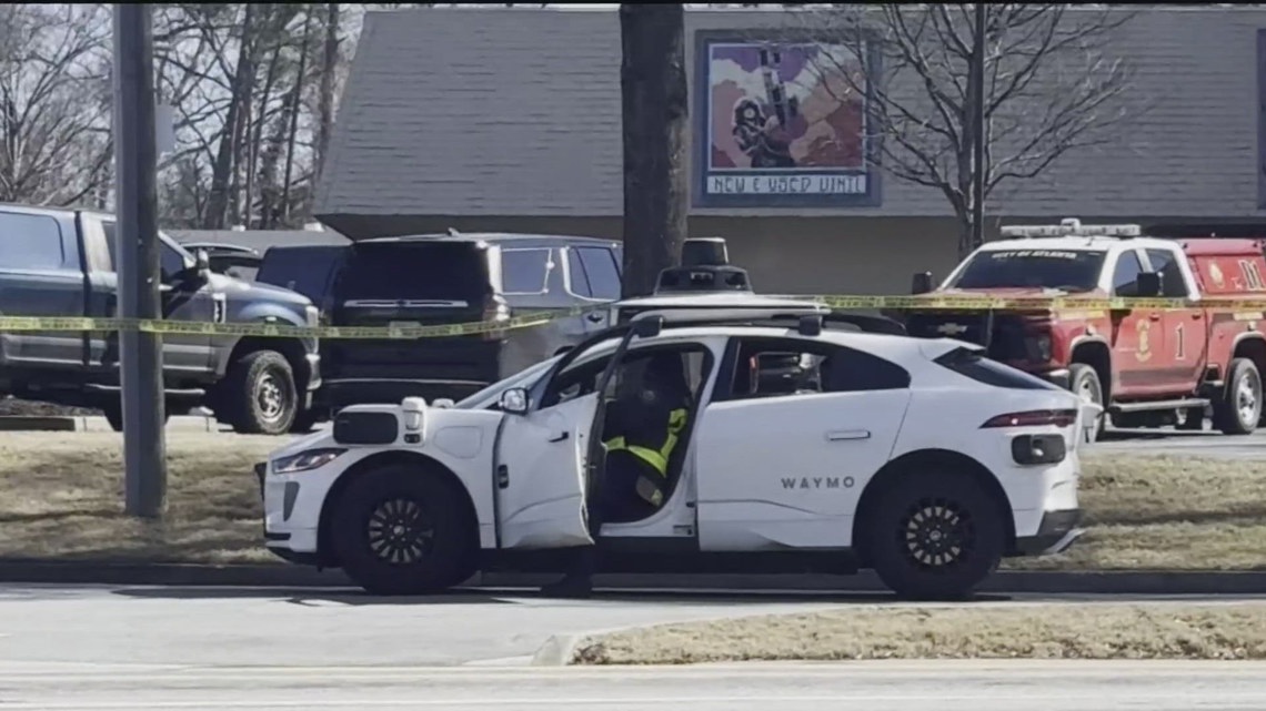 Waymo drives into crime scene after two Atlanta officers injured