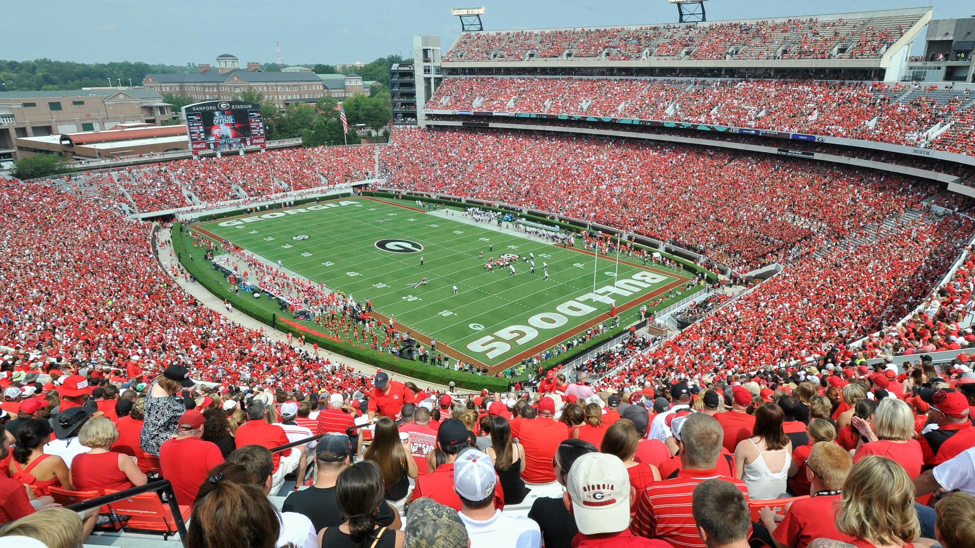 The University of Georgia will not sell beer and alcohol to most football fans at Sanford Stadium again in 2022.