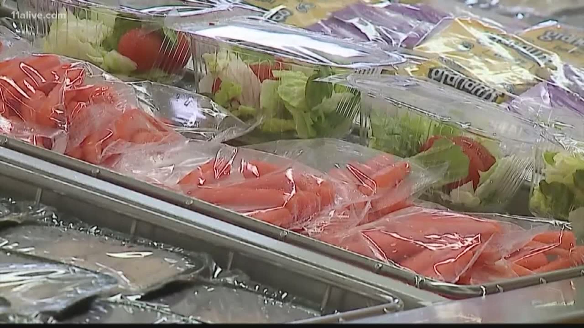 With numerous school districts closing across the Atlanta area and around Georgia due to the coronavirus outbreak, families who rely on school meals are finding them