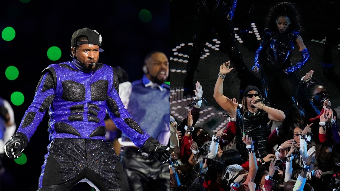 usher super bowl performance ratings