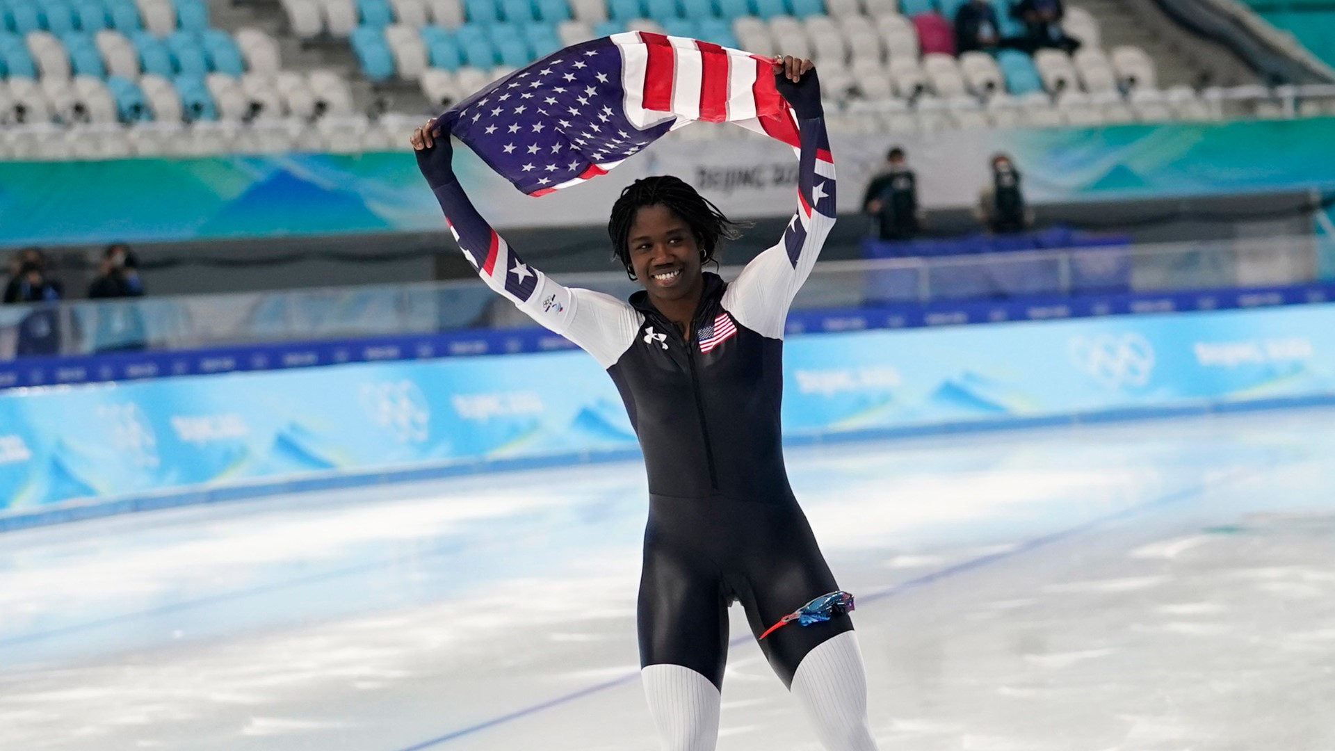 Erin Jackson wins gold in Womens 500m Speed Skating firstcoastnews