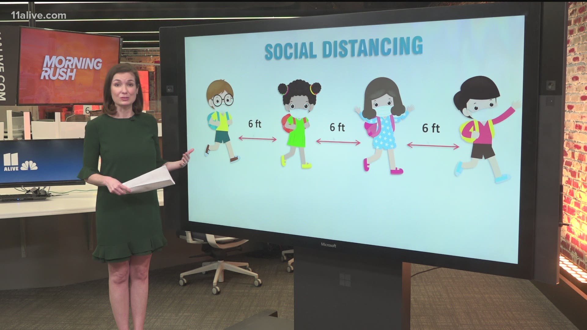The CDC could modify the social distancing recommended distance from 6ft to 3ft.