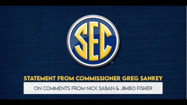 SEC reprimands Nick Saban and Jimbo Fisher