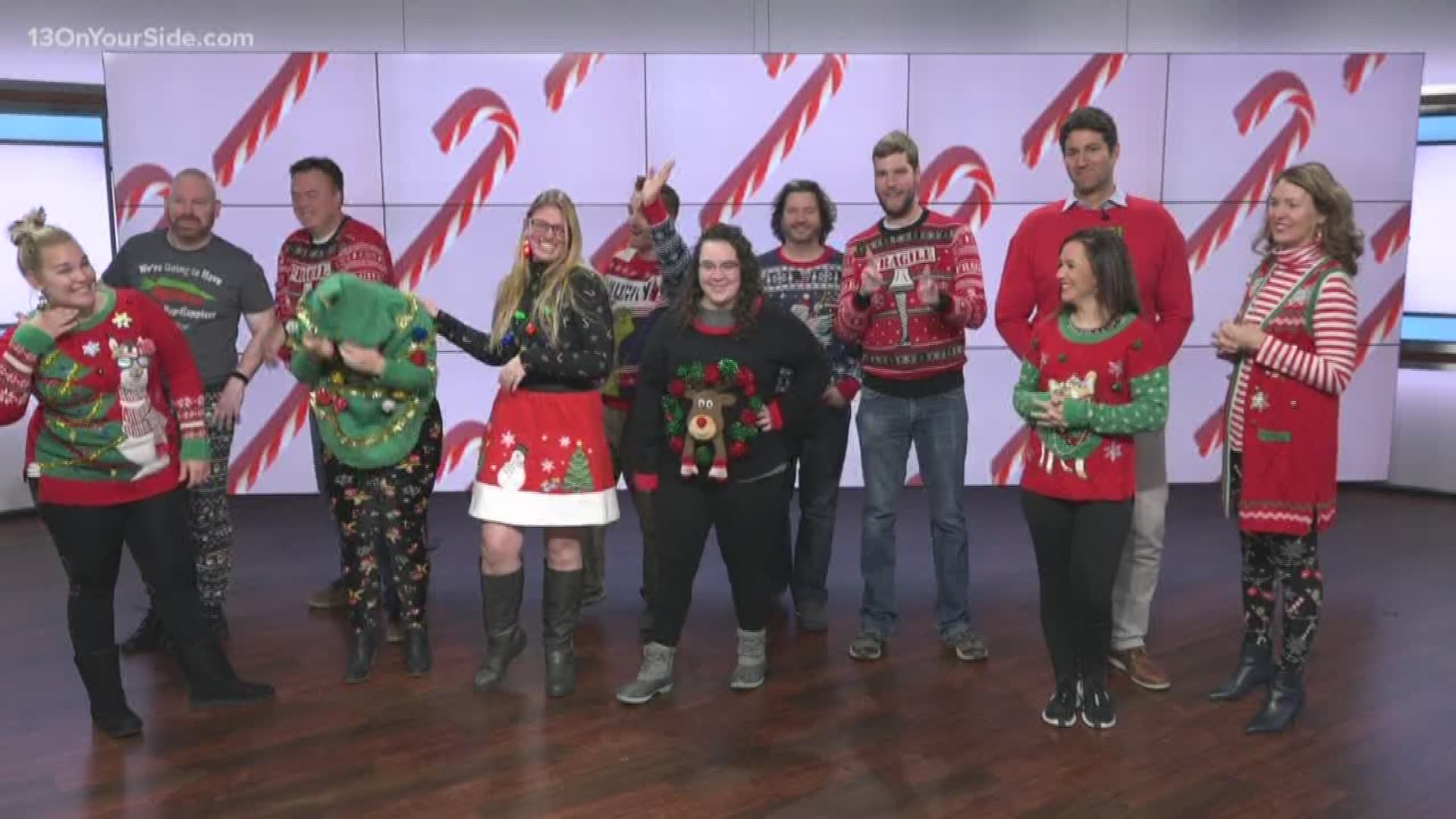 sports team christmas sweaters